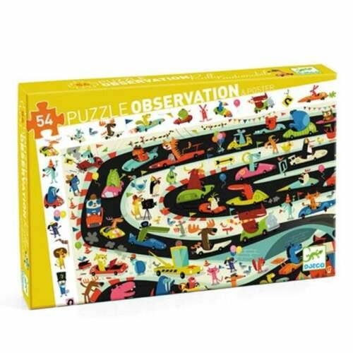 DJECO PUZZLES - OBSERVATION PUZZLES CAR RALLY - FSC MIX