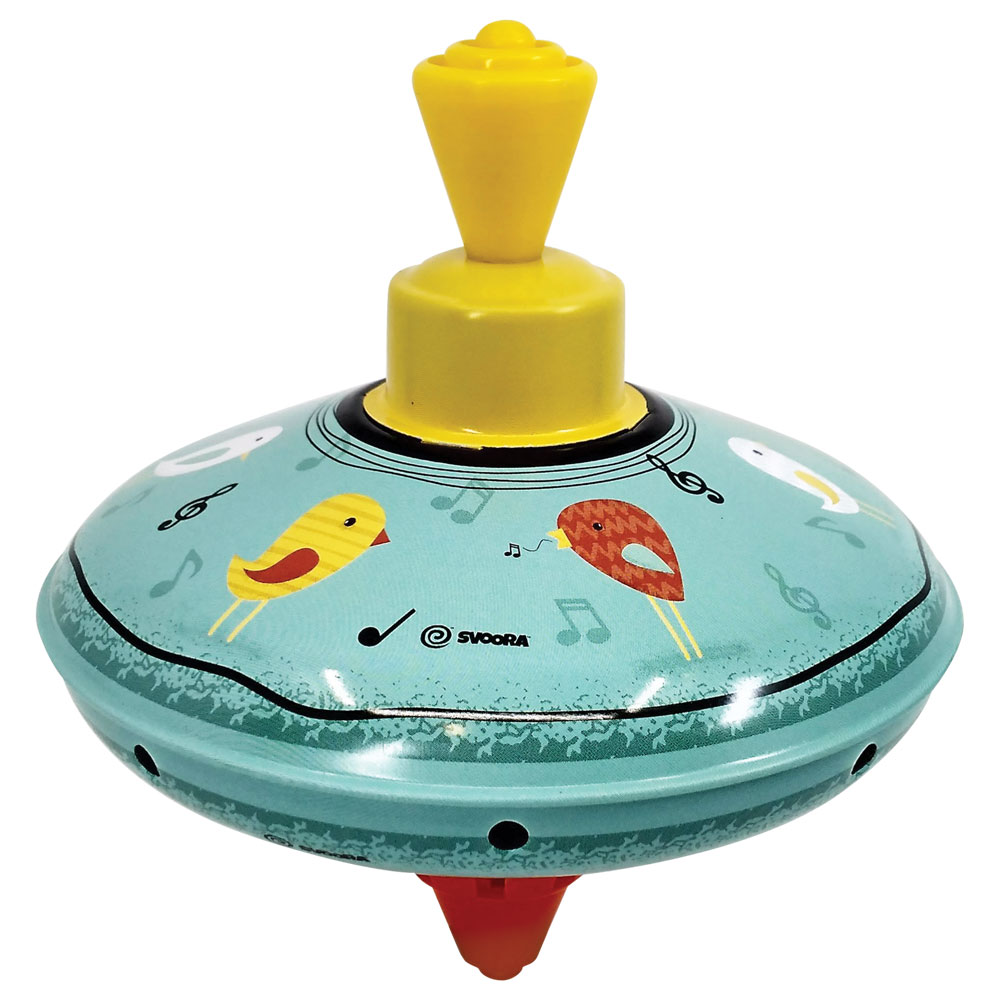 Svoora Medium Humming Tin Top 'House Animals: Birds'