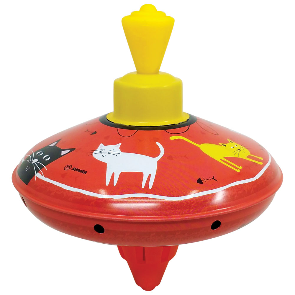 Svoora Medium Humming Tin Top 'House Animals: Cats'