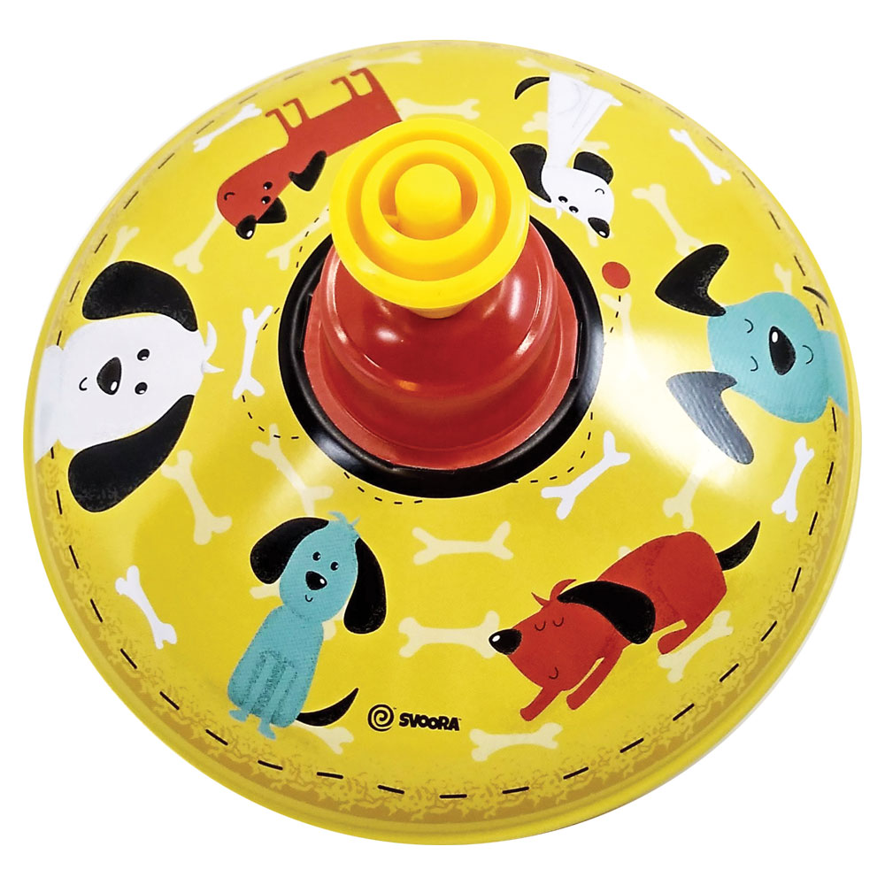 Svoora Medium Humming Tin Top 'House Animals: Dogs'