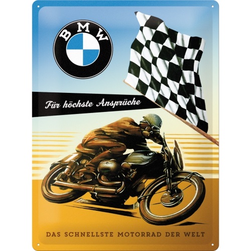 Nostalgic Tin Sign 30x40 cm BMW - Fur hbchste Anspruche