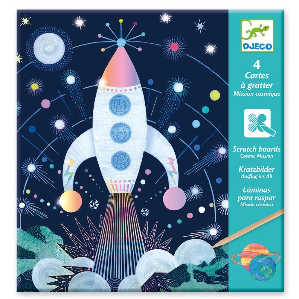 Djeco Small gifts - Scratch cards Cosmic mission