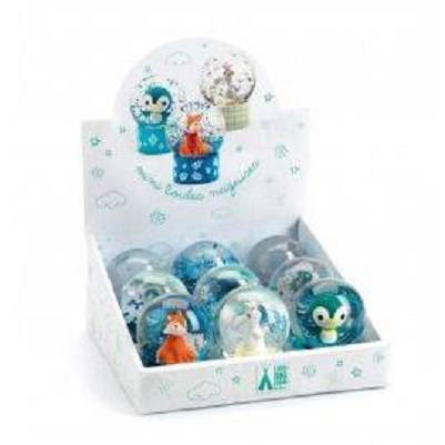 Little Big Room Mini snow globes 9 snowglobes display - So wild