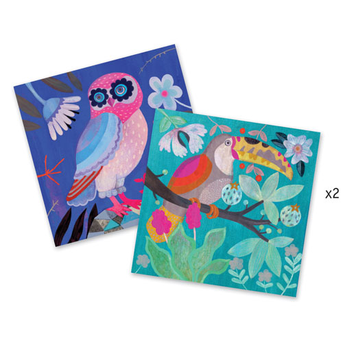 Djeco For older children - Sequin pictures Flamboyant