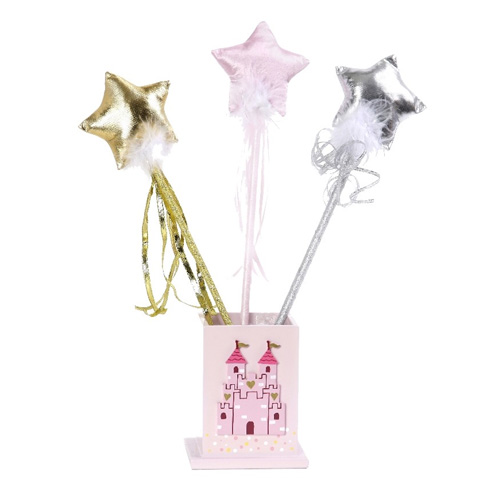 Great Pretenders Deluxe Star Wand - 12 pcs. Assorted Colours