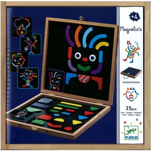 Djeco Wooden magnetics Geocharacter